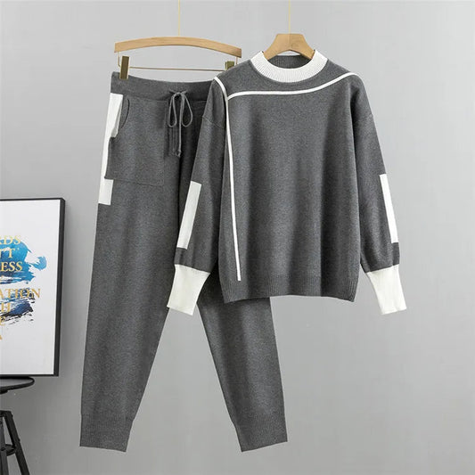 Fiona | Set of long-sleeved knitted jumpers